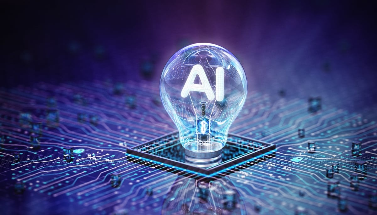 An AI lightbulb on a chip.