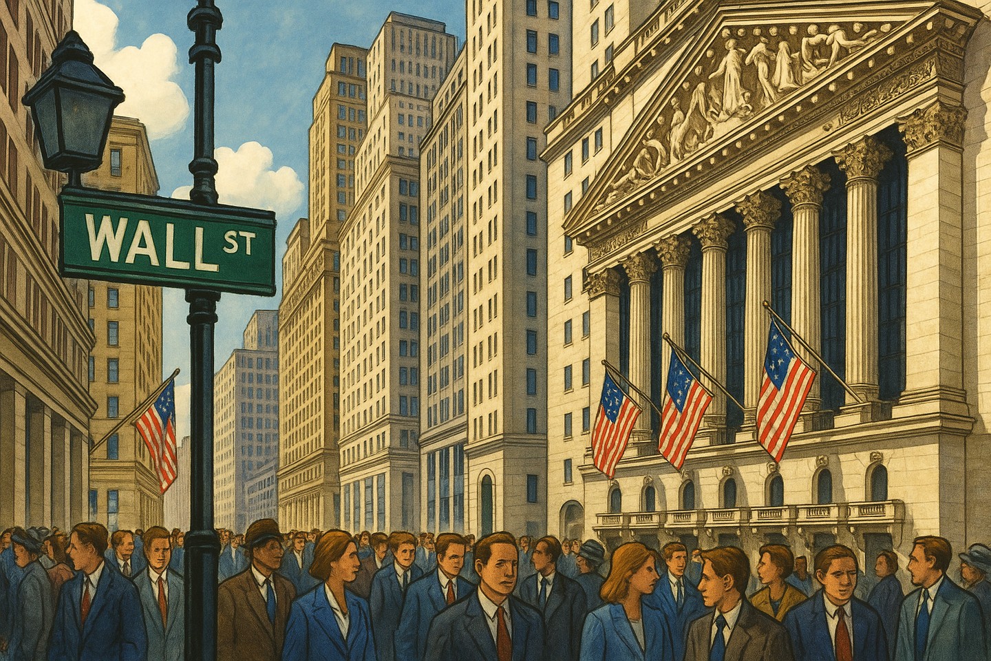 美国股市持平，因科技板块疲软在关键的美联储会议纪要公布前持续存在