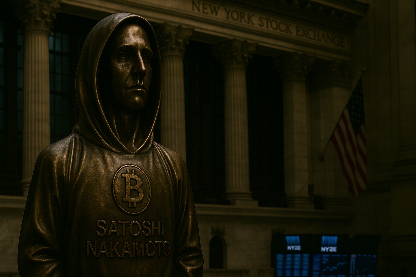 Twenty One Capital facilitates installation of Satoshi Nakamoto statue at  NYSE