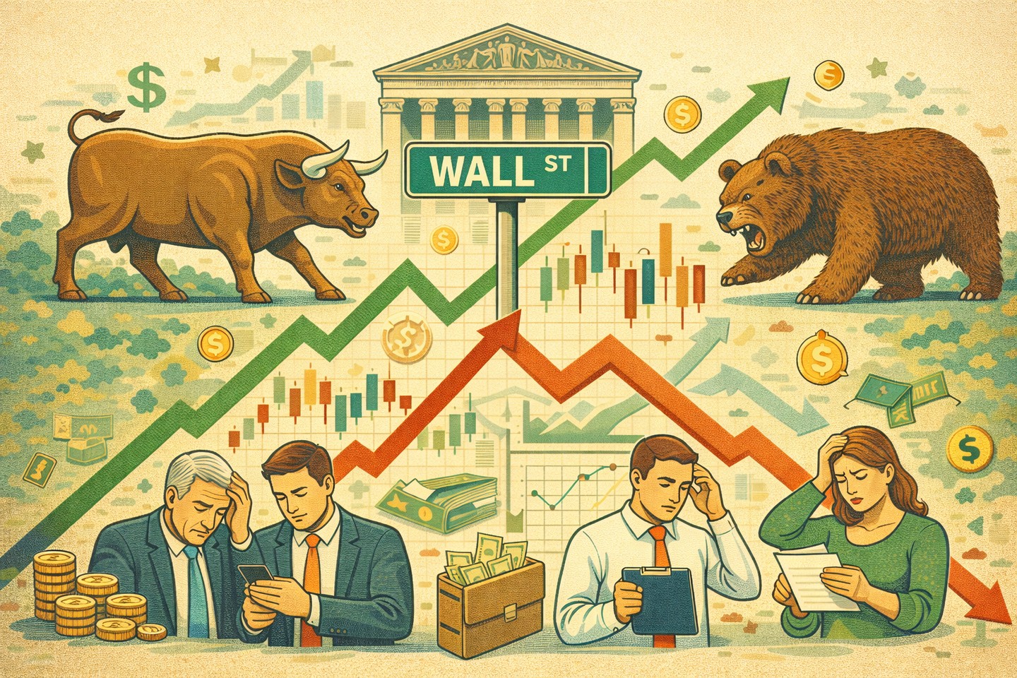 美国股市开盘走低：纳斯达克指数下跌0.7%，标准普尔500 指数下跌0.4%
